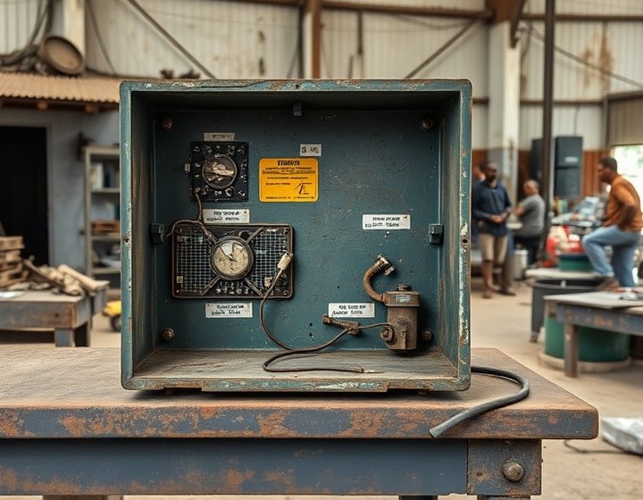 Before — Ageing machine with repeat faults, frequently out of service.